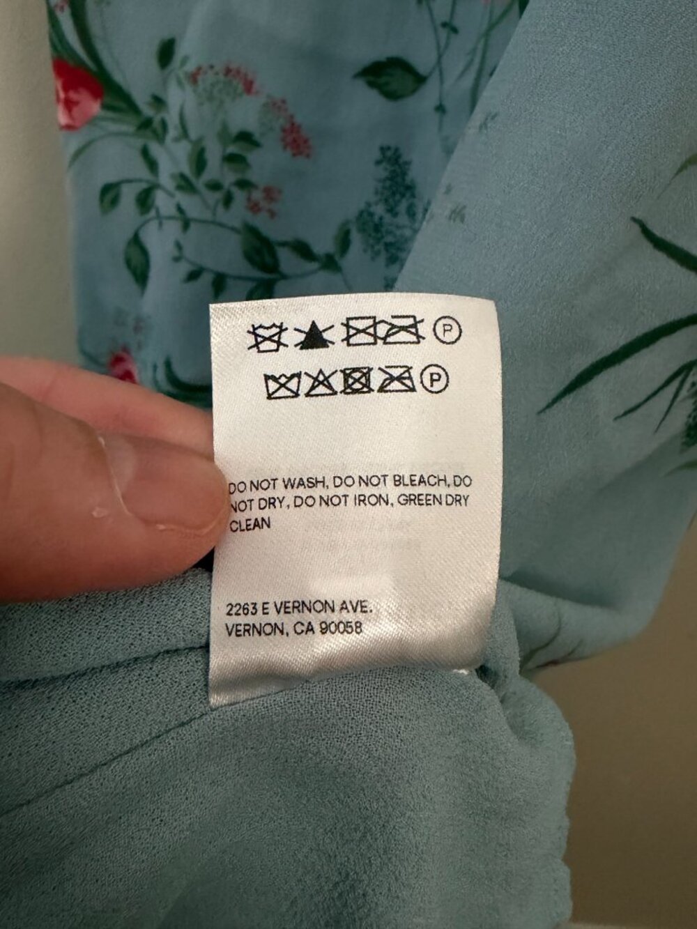 BNWT REFORMATION NIKITA BLUE FLORAL SUMMER DRESS 12 - Picture 11 of 13